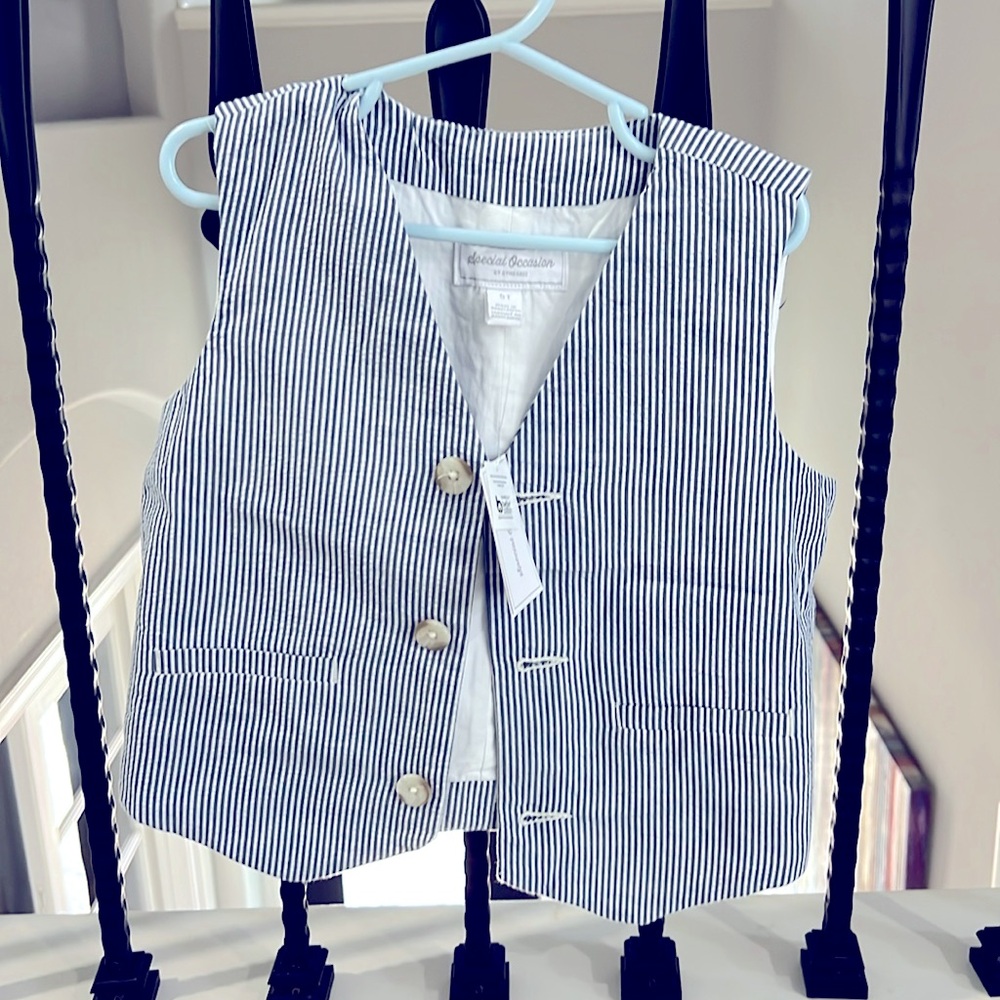 Boys striped vest